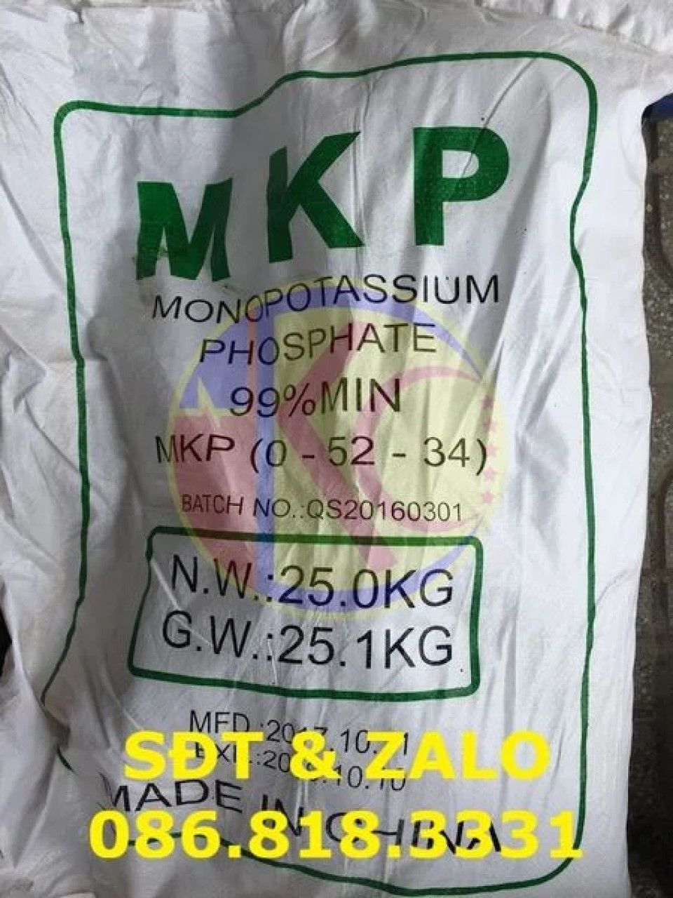  MonoPotassium Phosphate - Phân MKP - KH2PO4 