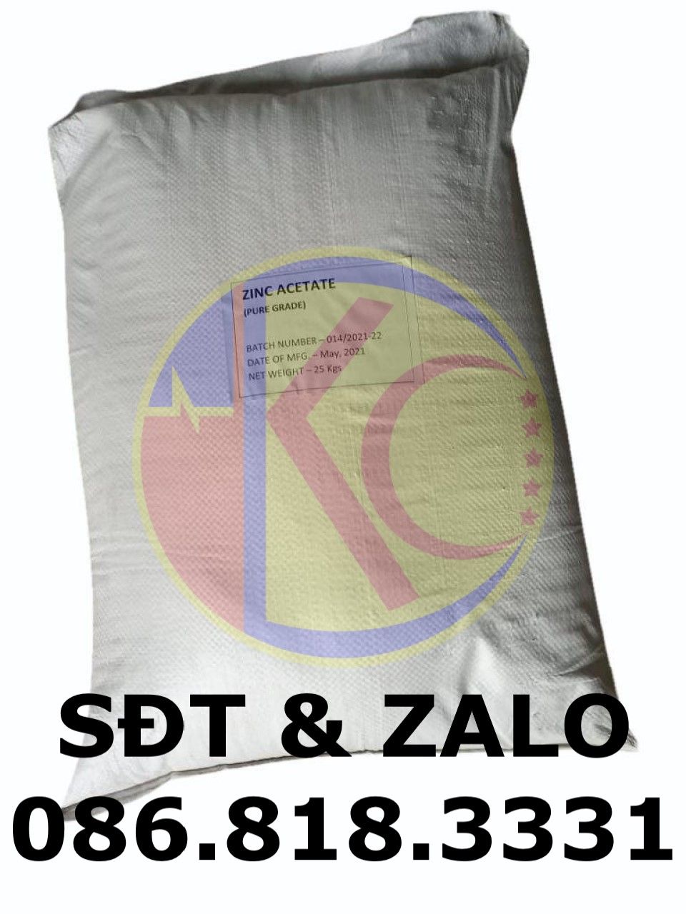  Zinc Acetate - Kẽm Axetat - Zn(CH3COO)2 