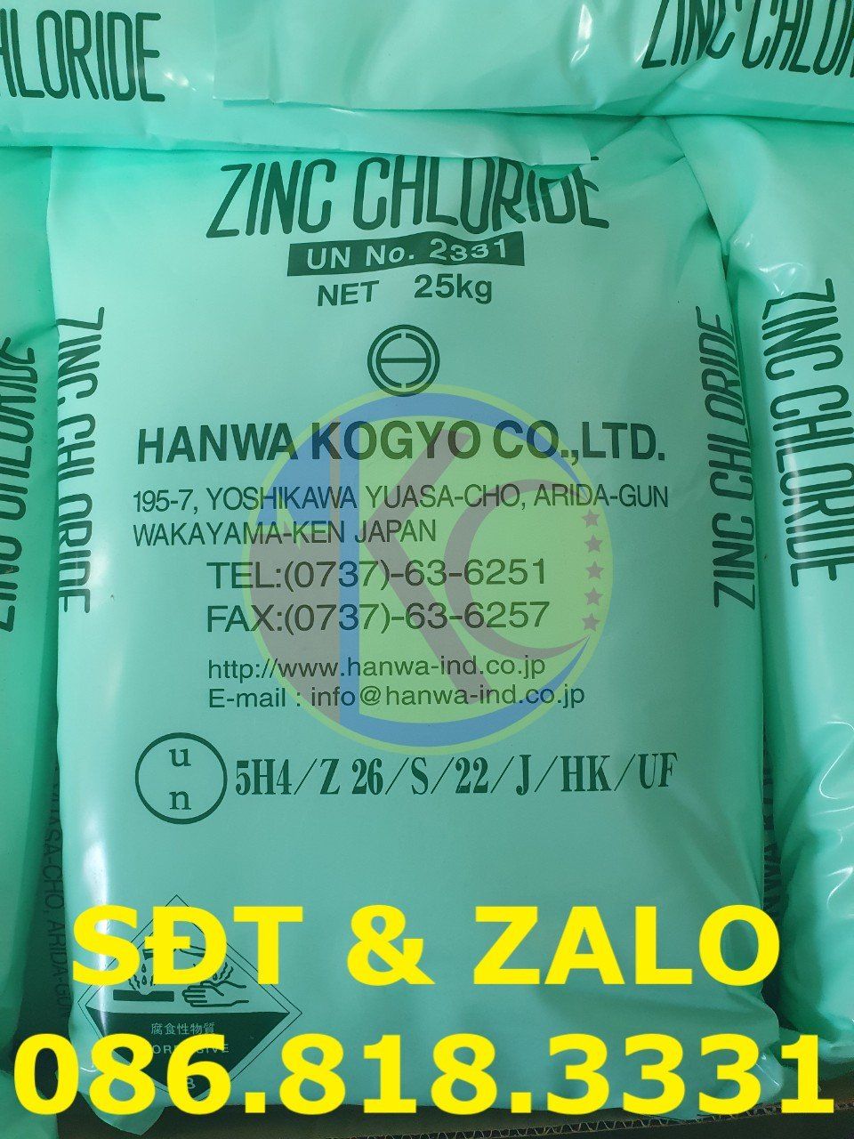 Zinc Chloride Kẽm Clorua ZnCl2 KDCCHEMICAL