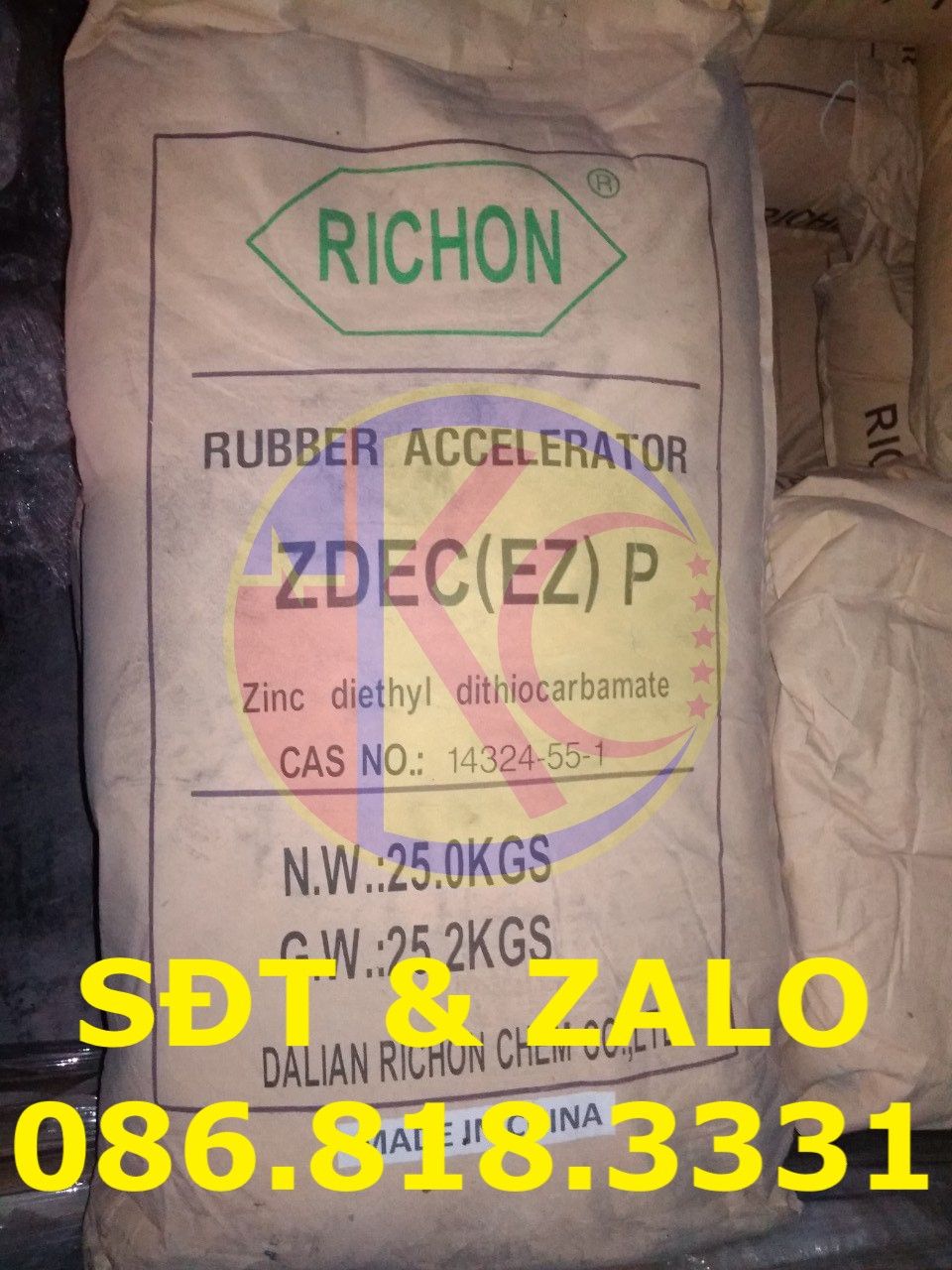  Chất xúc tiến - ZDEC - Zinc Diethyl Dithiocarbamate 