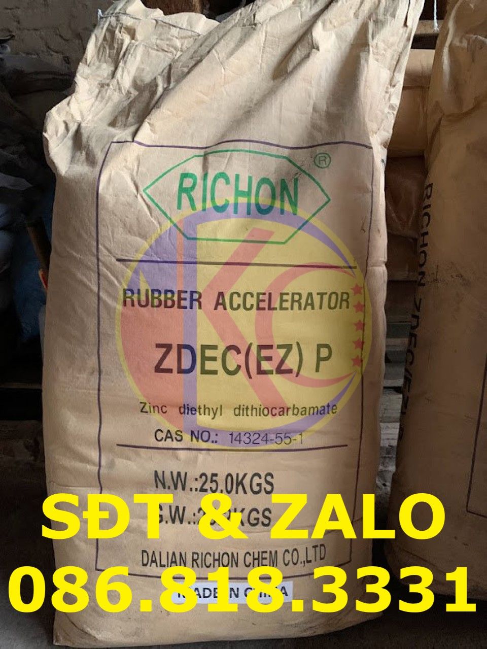  Chất xúc tiến - ZDEC - Zinc Diethyl Dithiocarbamate 