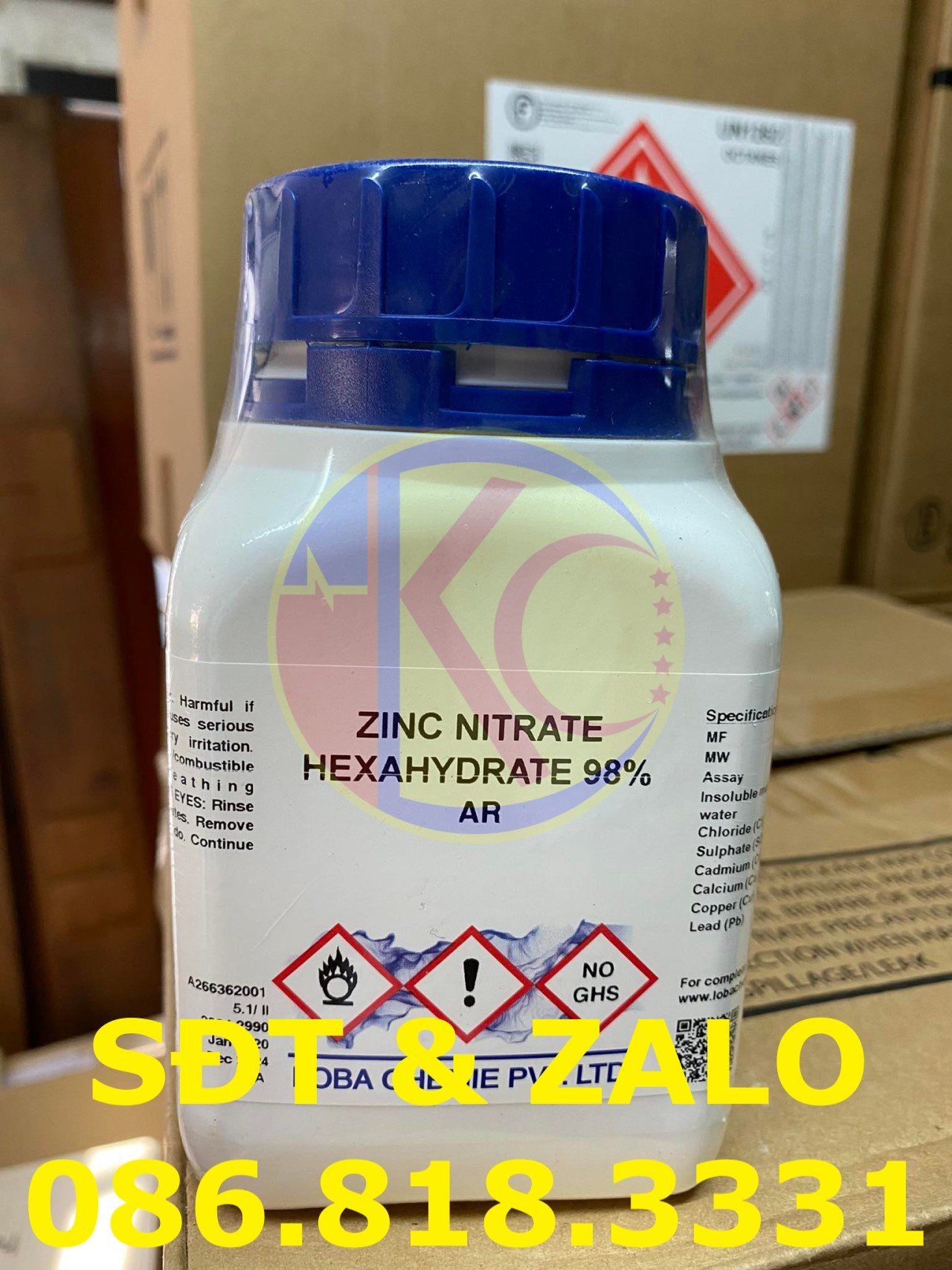 Zinc Nitrate Kẽm Nitrate Zn(NO3)2 KDCCHEMICAL