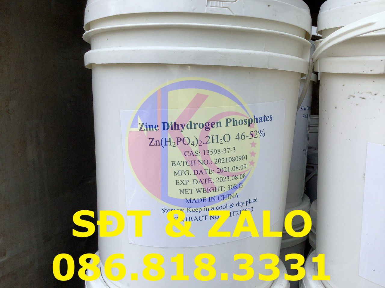  Kẽm Zinc Dihydrogen Phopsphate - Zn(H2PO4)2 