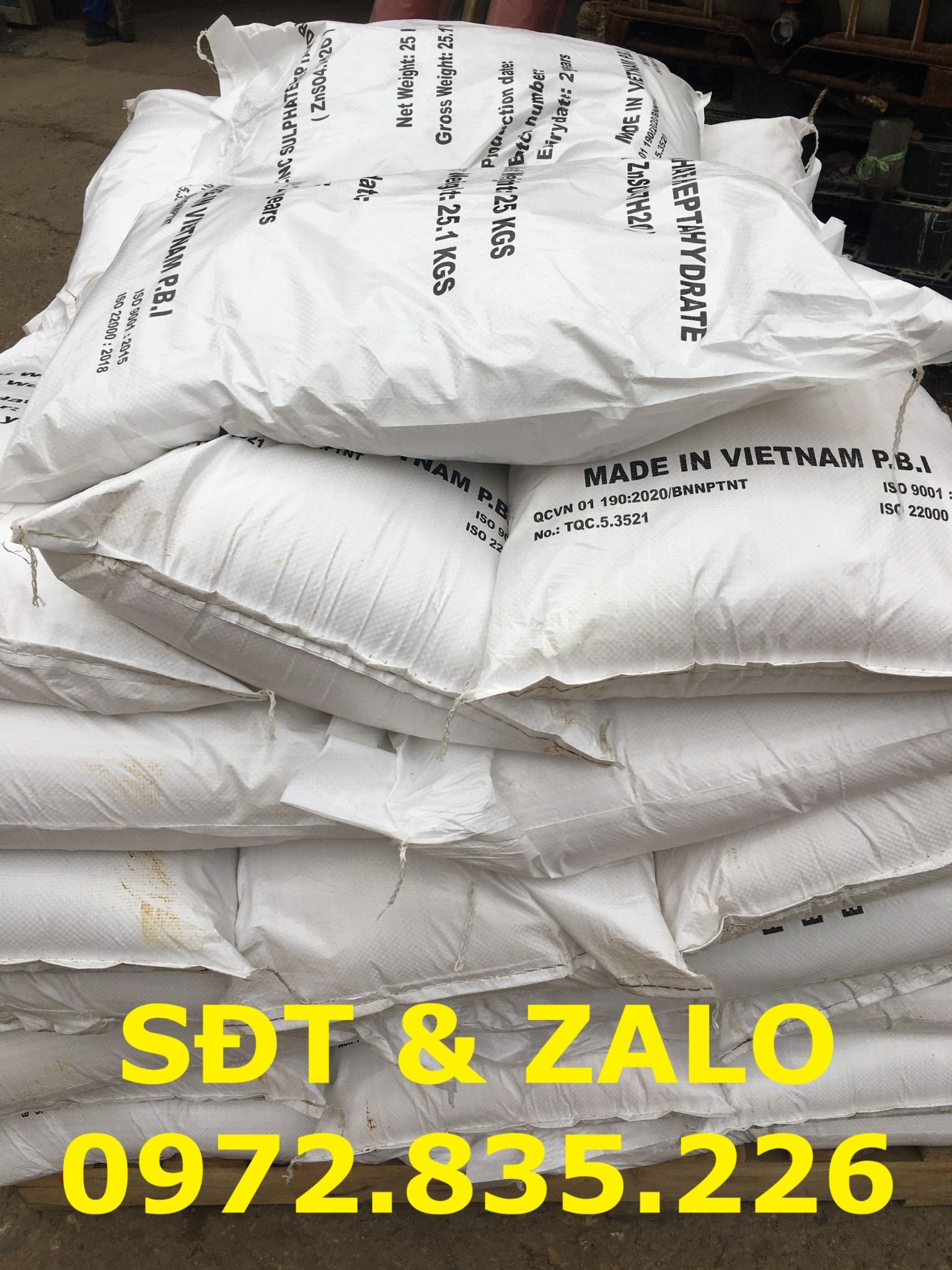  Zinc Sulfate Heptahydrate - Kẽm Sulphate - ZnSO4.7H2O 