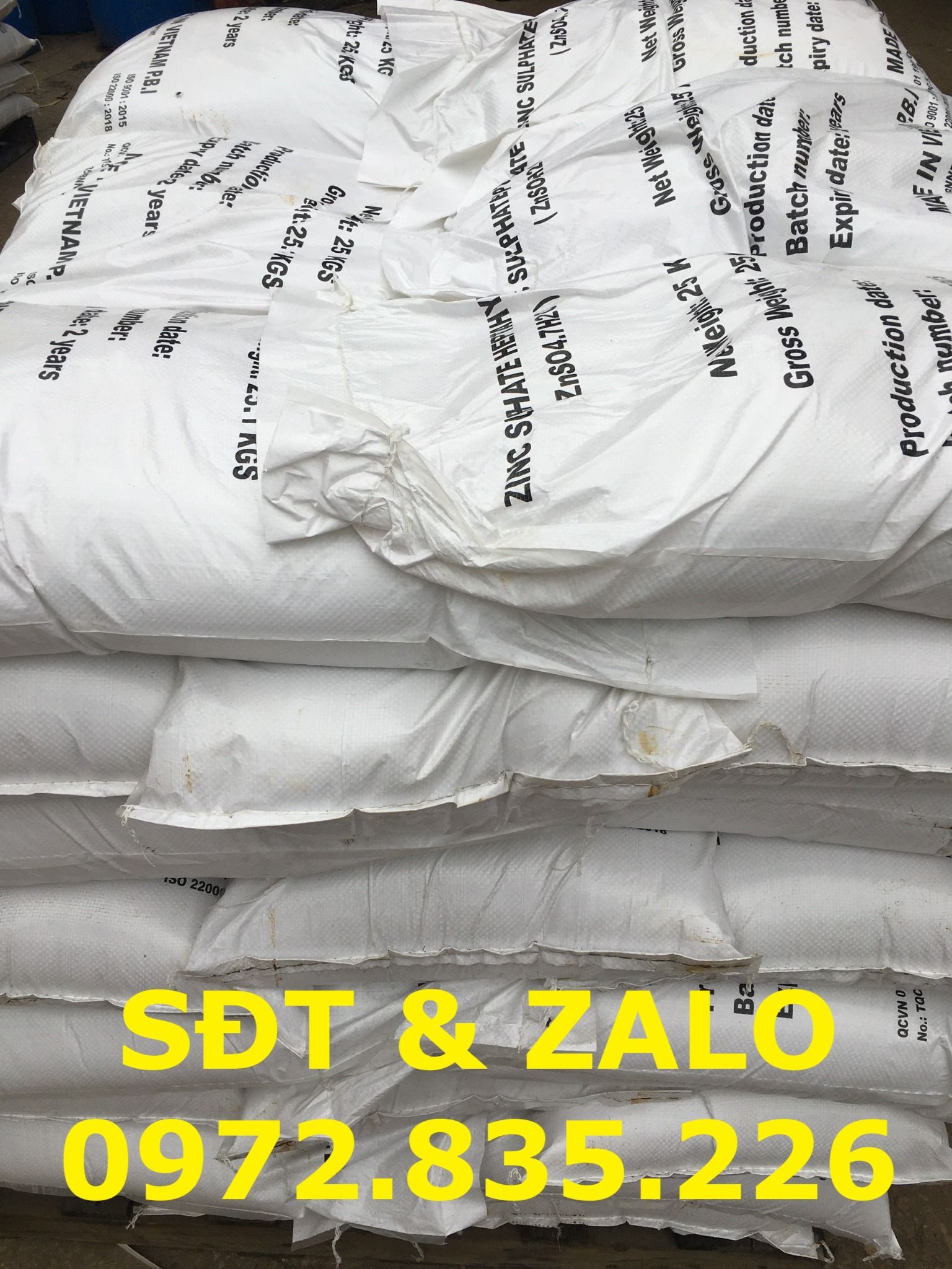  Zinc Sulfate Heptahydrate - Kẽm Sulphate - ZnSO4.7H2O 