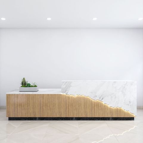 Quầy lễ tân cửa hàng ACIAQLTS09