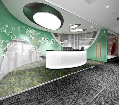 Bàn lễ tân sang trọng ACIAQLTS10