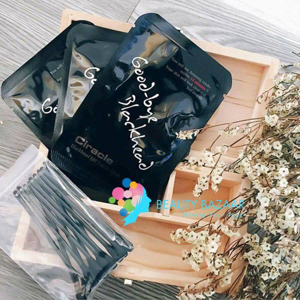  Mặt Nạ Lột Mụn Đầu Đen Ciracle Goodbye Blackhead Off Cotton Mask (20 miếng) 