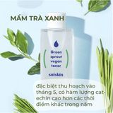  Toner Nước Mầm Giữ Ẩm Tẩy Tế Bào Chết Ngăn Ngừa Mụn Suiskin Green Sprout Vegan 