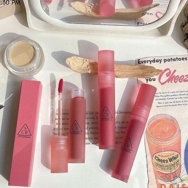  Son kem lì, mềm mịn môi bền màu 3CE Blur Water Tint 4.6g 