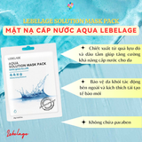  Mặt nạ Hàn Quốc trắng da cấp ẩm giảm mụn phục hồi da Lebelage Solution Mask Pack 