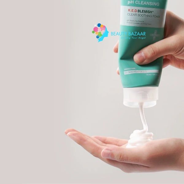  [TUÝP] Sữa Rửa Mặt Cho Da Dầu Mụn Dr.G PH Cleansing R.E.D Blemish Clear Soothing Foam 150ml 