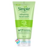  Sữa Rửa Mặt Sạch Sâu Làm Dịu Da Simple Refreshing Facial Wash 150ml 
