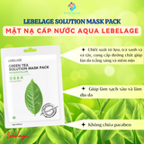  Mặt nạ Hàn Quốc trắng da cấp ẩm giảm mụn phục hồi da Lebelage Solution Mask Pack 