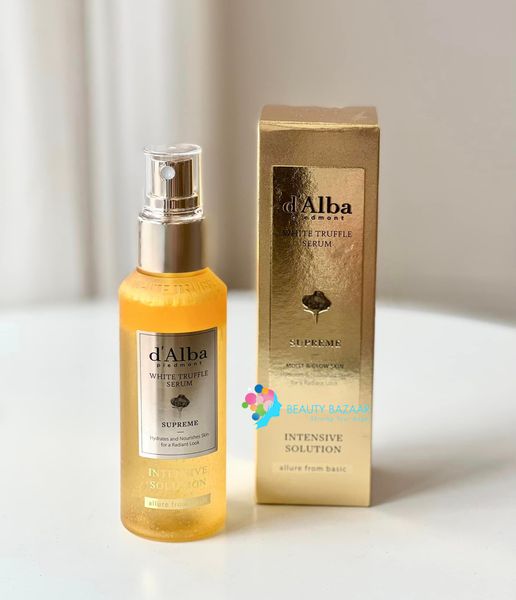  [BÁN CHẠY NHẤT] Xịt Khoáng Chứa Tinh Chất 24K Dưỡng ẩm, Chống Lão Hóa Da d'Alba White Truffle Supreme Intensive Serum 
