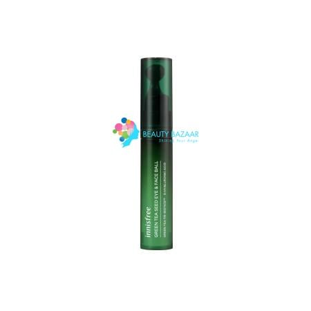  [New] Thanh Lăn Mắt Innisfree Green Tea Seed Eye & Face Ball 10ml 