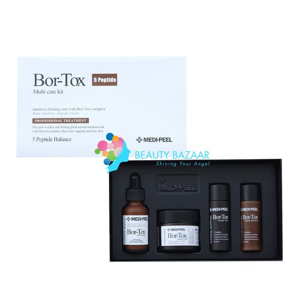 Bộ Sản Phẩm Cải Thiện Nếp Nhăn GIúp Da Căng Mượt Medi Peel Bor-Tox 5 Peptide Multi Care Kit 
