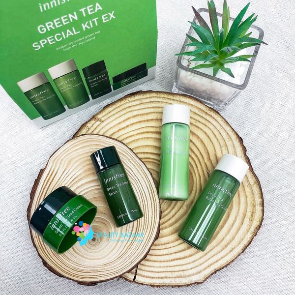  Bộ Dưỡng ẩm Trà xanh Innisfree Green Tea Special Kit EX (4 món) 