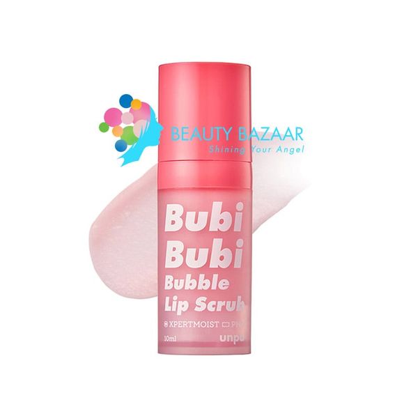  (Mẫu 2021) Tẩy tế bào chết sủi bọt dành cho môi Unpa Bubi Bubi Bubble Lip Scrub 10ml 