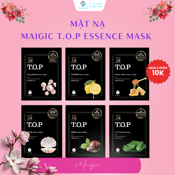  Mặt nạ giấy Maigic TOP Essence Mask dưỡng ẩm trắng da phục hồi da Hàn Quốc 