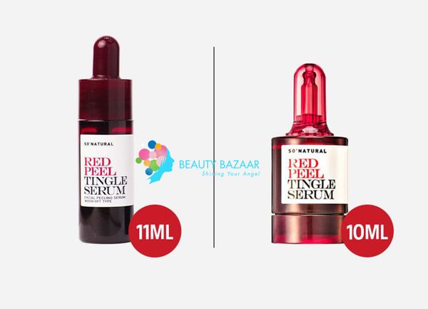  [PHIÊN BẢN MỚI] Tinh Chất Tẩy Da Chết Hóa Học So’Natural Red Peel Tingle Serum 11ML 