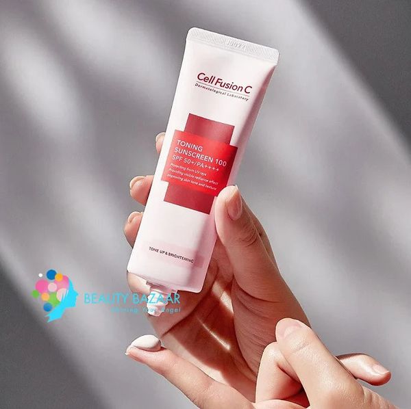  Kem Chống Nắng Cấp ẩm Cell Fusion C Laser Sunscreen 100 SPF 50+/PA+++ (Đỏ) 