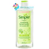  Nước hoa hồng làm dịu da, lành tính Simple Smoothing Facial Toner 200ml 