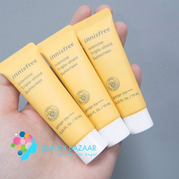  [MINI SIZE] Kem chống nắng 3 trong 1 Innisfree Intensive Triple Shield Sunscreen SPF 50+/PA++++ 10ml 