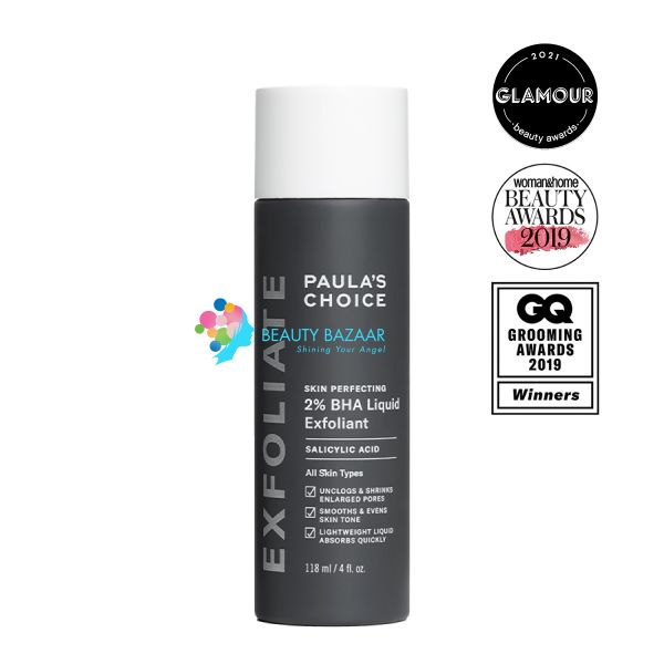  [HÀNG ORDER 3 - 7 NGÀY] Tinh Chất Tẩy Tế Bào Chết Hóa Học Paula’s Choice Skin Perfecting 2% BHA Liquid Exfoliant 30ml 