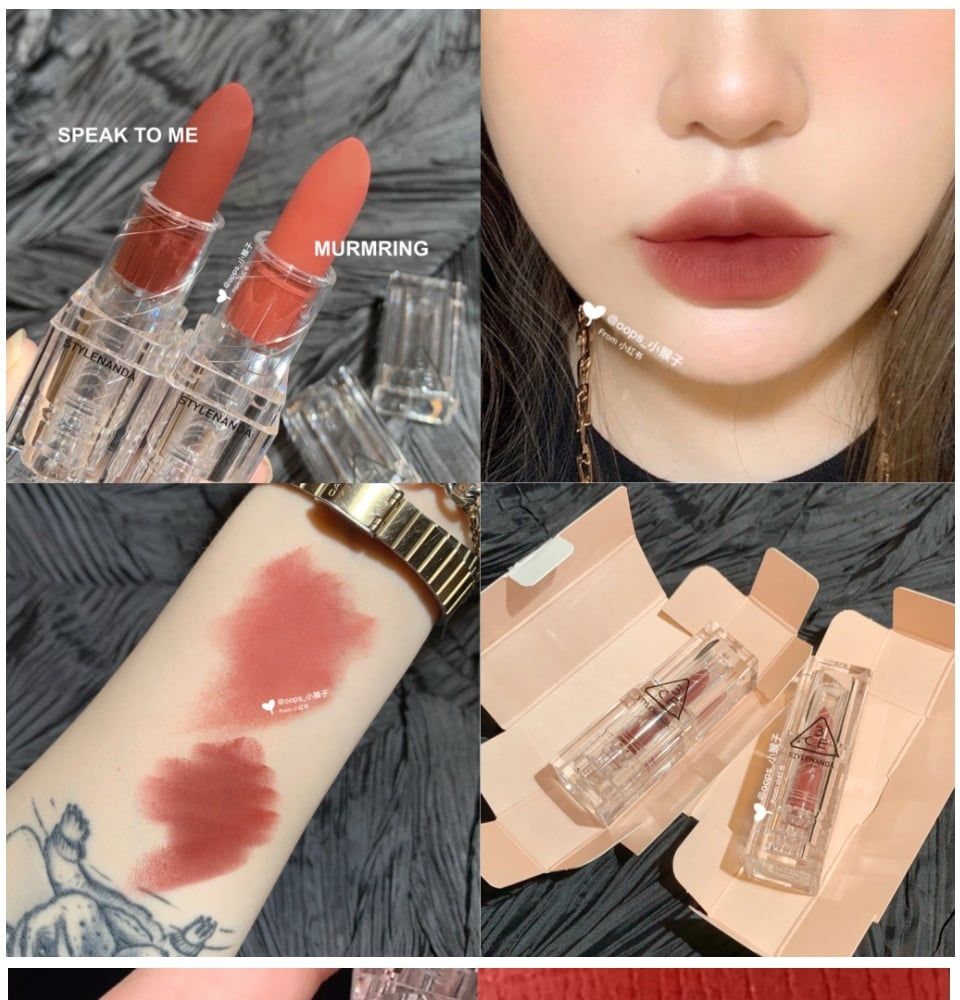  [ LIMITED ] Son Thỏi Lì, Lên Màu Siêu Chuẩn 3CE Soft Matte Lipstick 3.5g 