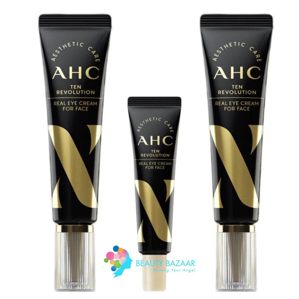  [NEW] Kem Dưỡng Mắt Trị Thâm AHC Ten Revolution Real Eye Cream For Face 