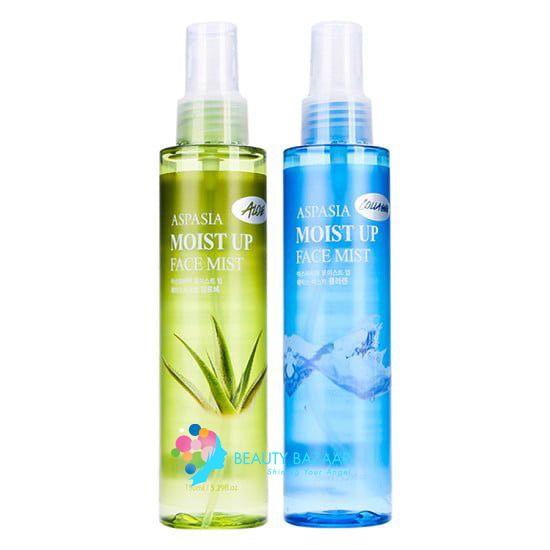  Xịt Khoáng Dưỡng Ẩm, Làm Dịu Da Aspasia Moist Up Face Mist 150ml 