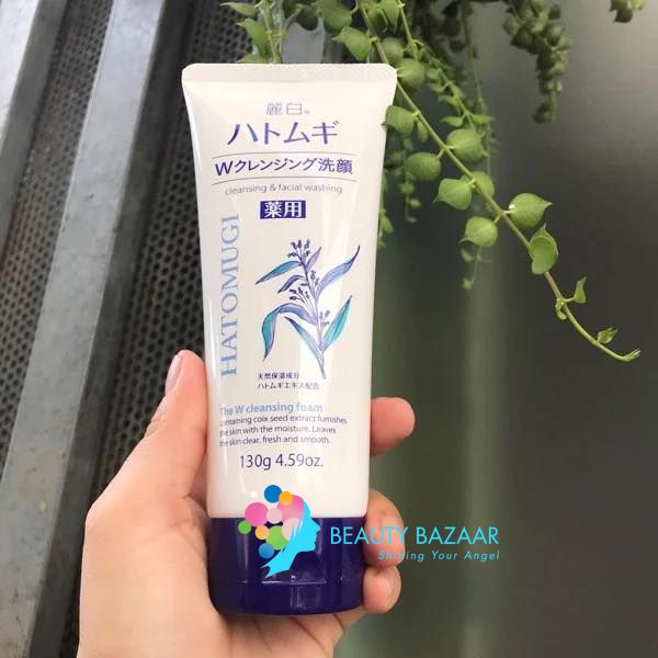  [NEW] Sữa Rửa Mặt Làm Sáng Da Chiết Xuất Ý Dĩ Hatomugi Cleansing & Facial Washing 