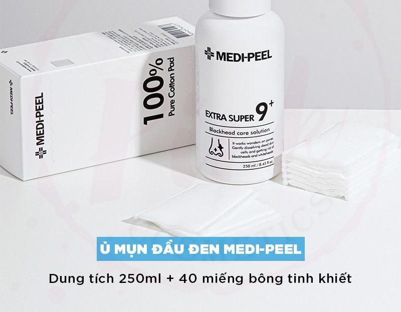  [SALE] Tinh chất Ủ mụn Medi-Peel Blackhead Care Solution Extra Super 9 - 250ml 