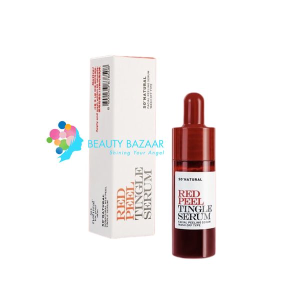  [PHIÊN BẢN MỚI] Tinh Chất Tẩy Da Chết Hóa Học So’Natural Red Peel Tingle Serum 11ML 
