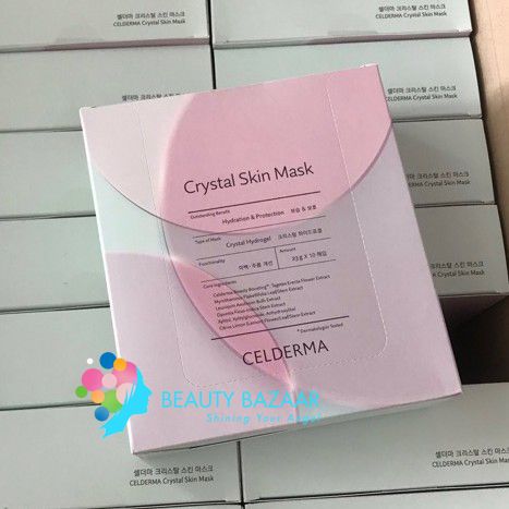  Mặt Nạ Thạch Anh Dưỡng Trắng Da Celderma Crystal Skin Mask 23g 