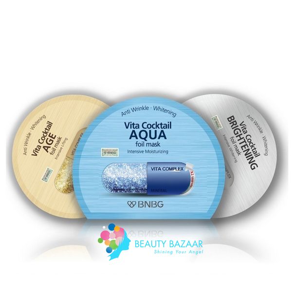  Mặt Nạ Dưỡng Trắng Cấp Nước Chuyên Sâu BNBG Vita Cocktail Foil Mask 30ml 