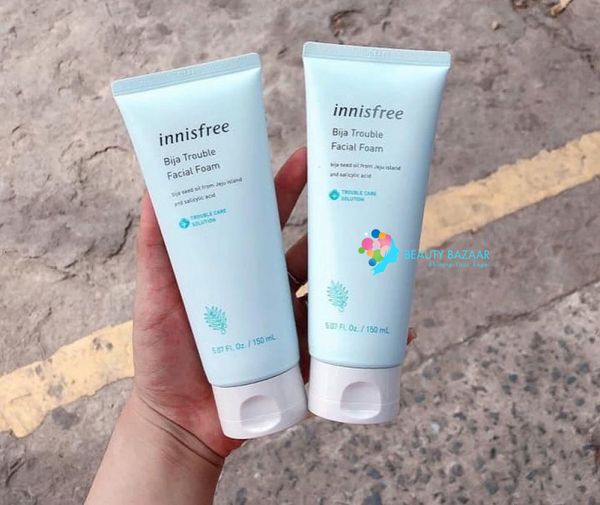  [PHIÊN BẢN 2023] Sữa Rửa Mặt Dành Cho Da Mụn Innisfree Bija Trouble Facial Foam 150ml 
