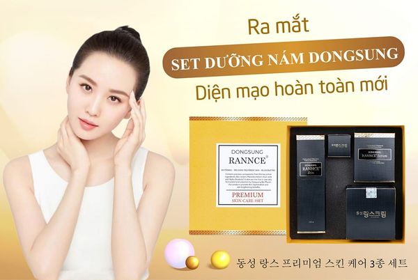  Bộ Dưỡng Da Trị Nám Dongsung Rannce Premium Skin Care Set (4 MÓN) 
