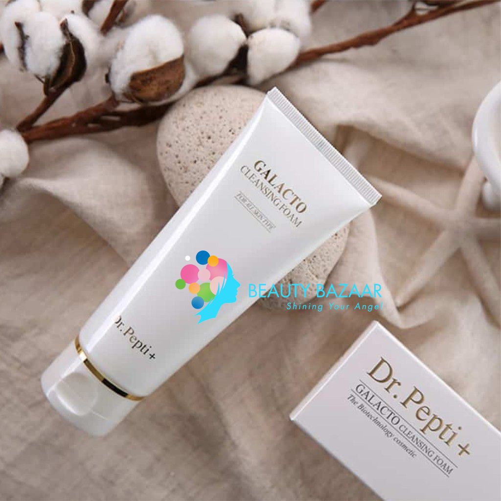  Sữa Rửa Mặt Sạch Sâu Trắng Sáng Dr.Pepti Galacto Cleansing Foam 110ml 