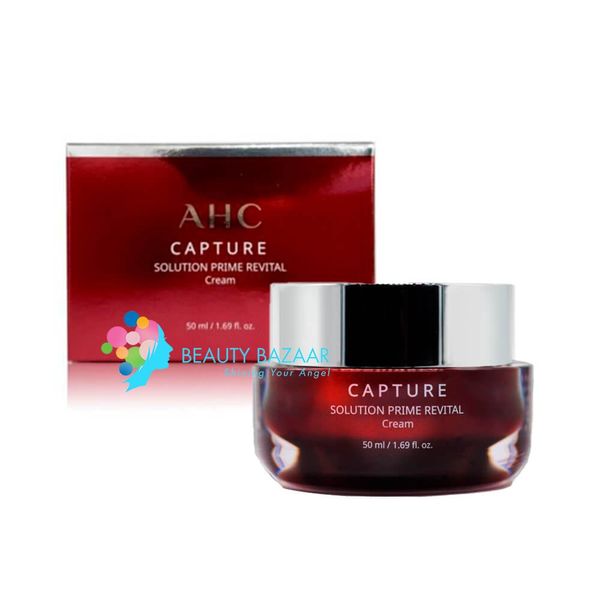  (Mẫu mới) Kem Dưỡng Chống Lão Hóa AHC Capture Solution Prime Revital Cream 50ml 