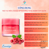  Mặt nạ ngủ môi dưỡng ẩm giảm khô thâm môi Laneige Lip Sleeping Mask Berry 3g 