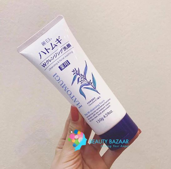  [NEW] Sữa Rửa Mặt Làm Sáng Da Chiết Xuất Ý Dĩ Hatomugi Cleansing & Facial Washing 
