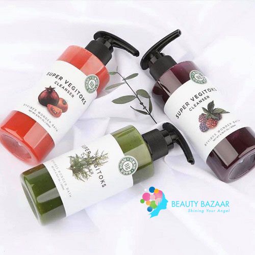  Sữa Rửa Mặt Rau Củ Thải Độc Da Byvibes Wonder Bath Super Vegitoks Cleanser 300ml [FULLBOX] 