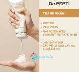  Sữa Rửa Mặt Sạch Sâu Trắng Sáng Dr.Pepti Galacto Cleansing Foam 110ml 