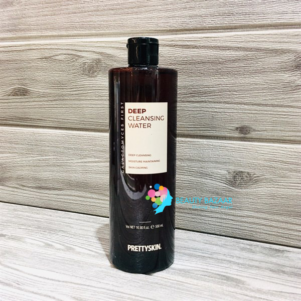  Nước Tẩy Trang Dịu Nhẹ Dưỡng Trắng Galactomyces First PrettySkin Deep Cleansing Water 500ml (Nâu) 