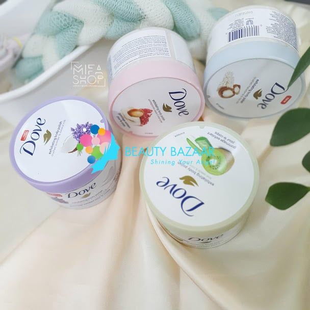  [Bản Mỹ] Tẩy Tế Bào Chết Cơ Thể Làm Sạch Da DOVE EXFOLIATING BODY POLISH 298g 