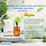  Serum Vitamin C dưỡng sáng mờ thâm nám Vitamin C 16,5% GoodnDoc Whitening Serum Mmall chính hãng 30ml 