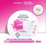  Mặt Nạ Kem Dưỡng Da ẩm Mịn BNBG Vita Derma Moisture Cream Mask 30ml (Hồng) 