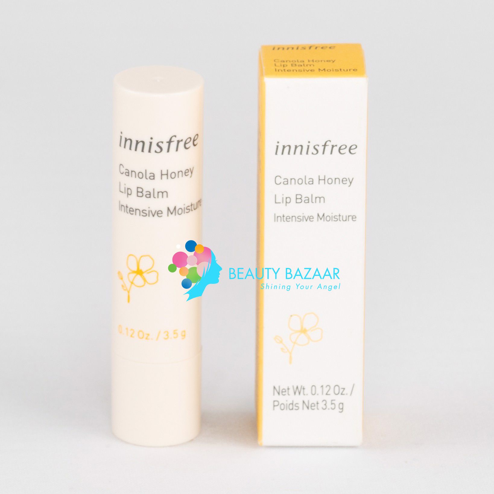  Son Dưỡng Môi Mật Ong Không Màu Innisfree Canola Honey Lip Balm 3.5g 
